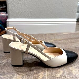 Classy sling back pumps